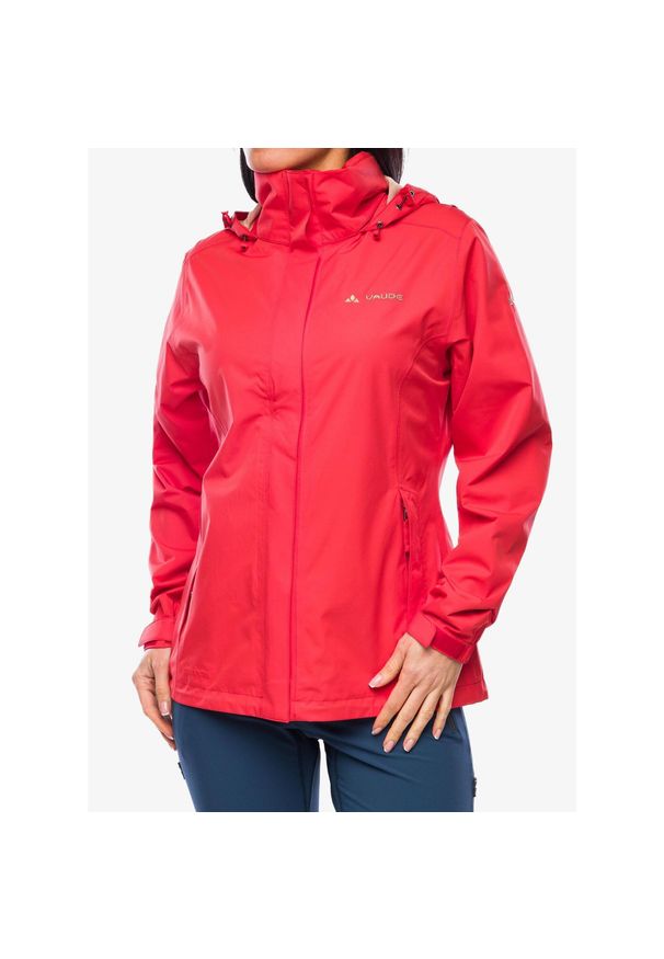 Kurtka przeciwdeszczowa damska Vaude Escape Light Jacket. Kolor: czerwony