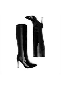 Eva Minge Kozaki RAFA-587-9161 Czarny. Kolor: czarny. Materiał: lakier, skóra #7