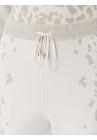 Liu Jo Spodnie dresowe TF5174 MS49I Écru Regular Fit. Materiał: wiskoza #3