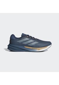 Adidas - Buty Supernova Stride 2 Running. Kolor: niebieski, wielokolorowy, biały. Materiał: materiał. Sport: bieganie