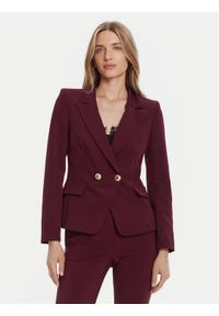 Rinascimento Marynarka CFC0126221003 Bordowy Slim Fit. Kolor: czerwony. Materiał: syntetyk #1