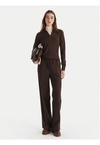Weekend Max Mara Sweter Cappa 2525366052 Brązowy Regular Fit. Kolor: brązowy. Materiał: wełna #2