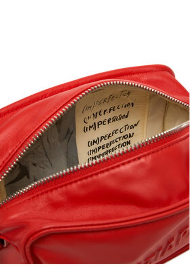 Patrizia Pepe Torebka 2B0153/L113-R626 Czerwony. Kolor: czerwony. Materiał: skórzane