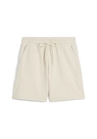 Puma - Damskie szorty HER 5" z wysokim stanem PUMA Alpine Snow White. Stan: podwyższony. Kolor: biały, beżowy, wielokolorowy. Długość: krótkie #1