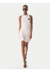 Juicy Couture Sukienka letnia Juicy Peplum JCGED126016 Różowy Regular Fit. Kolor: różowy. Materiał: bawełna. Sezon: lato #2