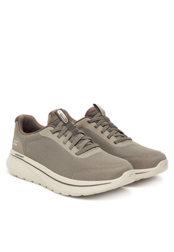 skechers - Skechers Sneakersy Go Walk Arch Fit N-Joy 217078 TPE Szary. Kolor: szary. Materiał: materiał