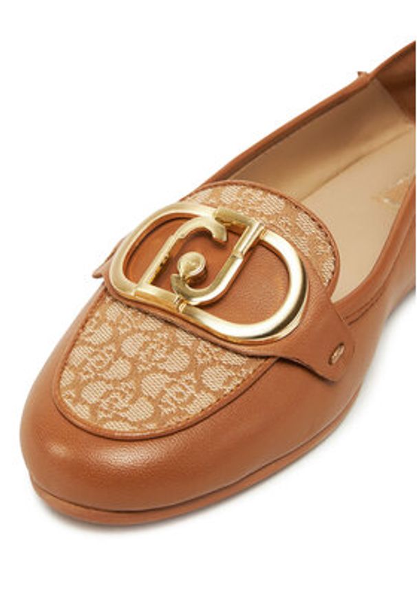Liu Jo Loafersy Emel 03 SA5037 PX623 Brązowy. Kolor: brązowy. Materiał: skóra