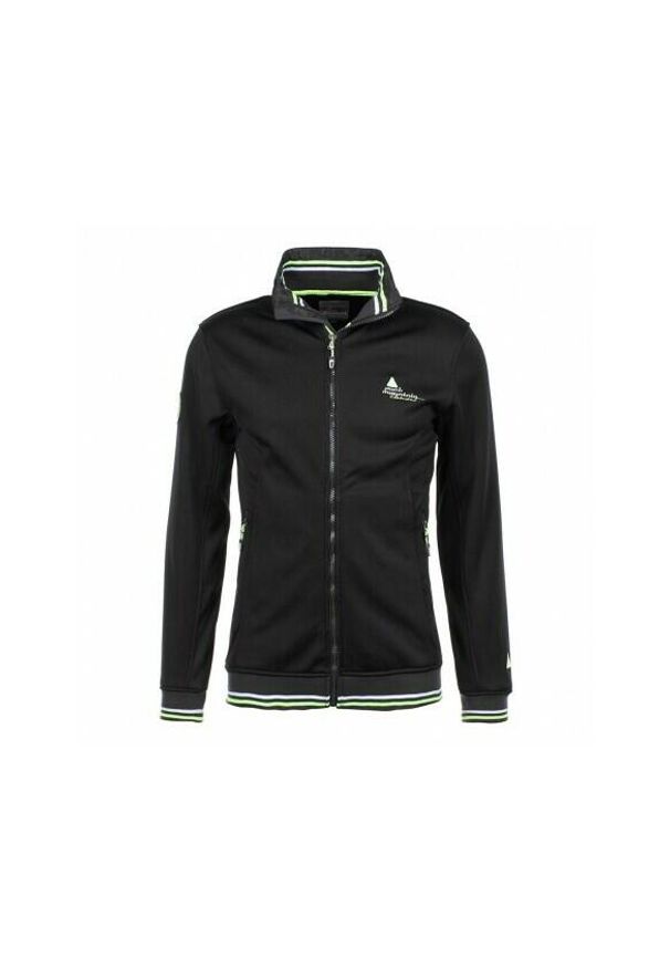 PEAK MOUNTAIN - Bluza z polaru Shell Peak Mountain Creen. Kolor: czarny. Materiał: polar. Sezon: zima. Sport: narciarstwo, wspinaczka