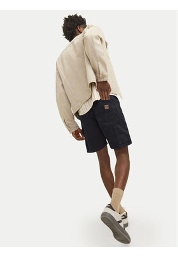 Jack & Jones Szorty jeansowe Jjitony 12252814 Czarny Loose Fit. Kolor: czarny. Materiał: bawełna