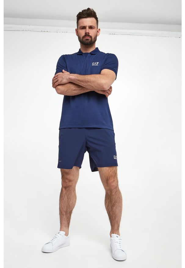 EA7 Emporio Armani - Polo męskie EA7 EMPORIO ARMANI. Typ kołnierza: polo