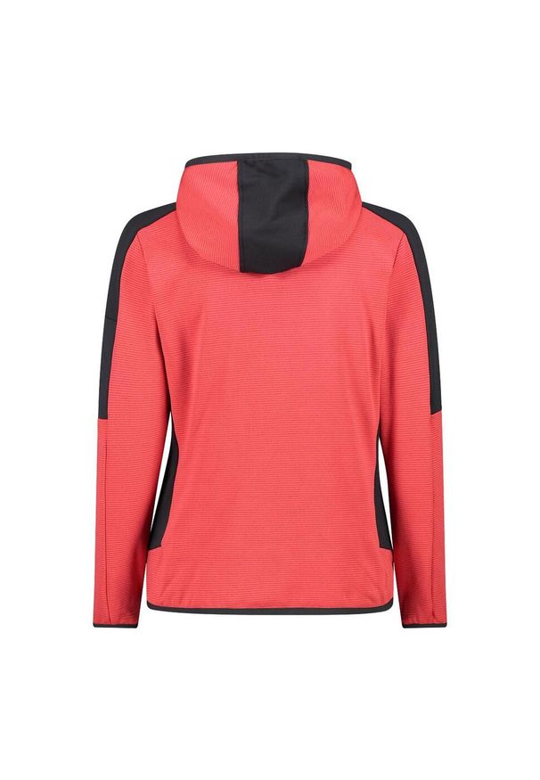 Bluza damska turystyczna CMP 34G1516. Kolor: czerwony. Sport: turystyka piesza