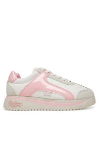 Buffalo Sneakersy Malibu 1636451 Écru. Materiał: skóra