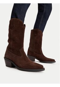 Badura Kowbojki EO-CAMILA-5031 Brązowy. Kolor: brązowy. Materiał: skóra, zamsz #6