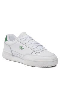 Adidas - adidas Buty Court Super W IE8082 Biały. Kolor: biały. Materiał: skóra