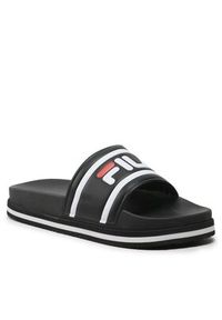 Fila Klapki Morro Bay Zeppa Wmn FFW0048 Czarny. Kolor: czarny. Materiał: skóra #4