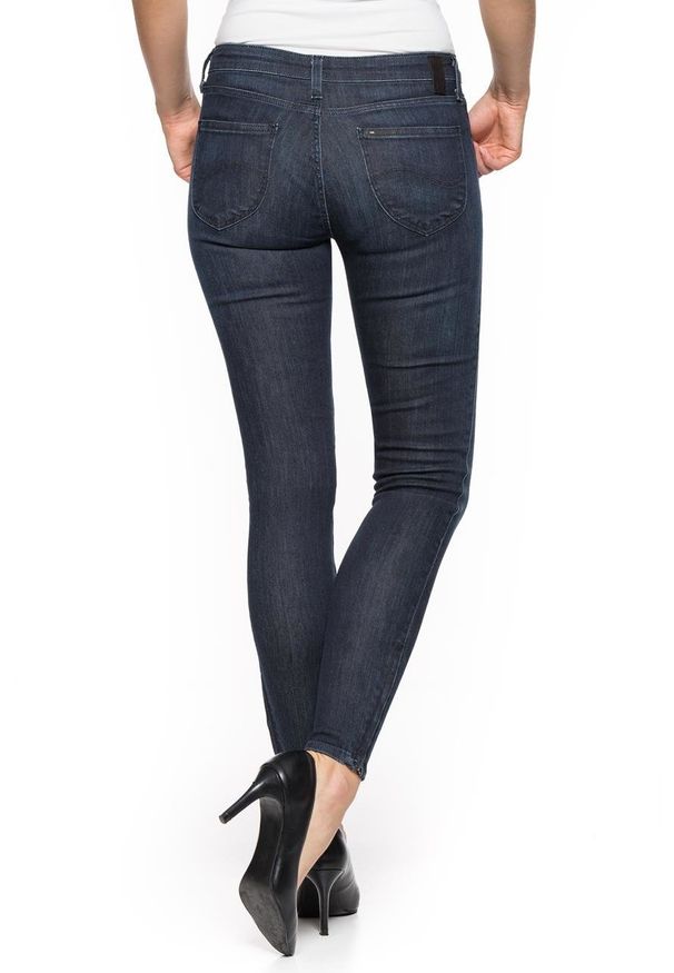 Lee - SPODNIE DAMSKIE LEE SCARLETT ZIP POLISHED BLUE L30HSKWC