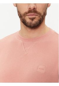 BOSS - Boss Bluza Westart 50509323 Różowy Regular Fit. Kolor: różowy. Materiał: bawełna #4