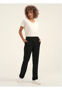 Cream Spodnie materiałowe CRRumpa 10611089 Czarny Straight Fit. Kolor: czarny. Materiał: syntetyk