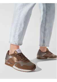 Pepe Jeans Sneakersy London W Sequins PLS31382 Brązowy. Kolor: brązowy. Materiał: materiał