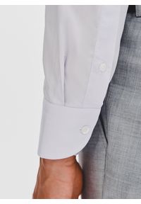 Pako Lorente - PAKO LORENTE - Błękitna koszula męska z kontrastowym wykończeniem. Kolor: niebieski. Materiał: bawełna. Długość rękawa: długi rękaw. Długość: długie #8