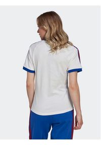 Adidas - adidas T-Shirt Tape HL9172 Biały Regular Fit. Kolor: biały. Materiał: bawełna