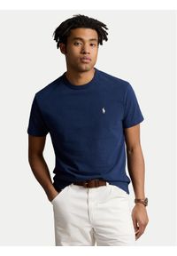 Polo Ralph Lauren T-Shirt 710916698018 Granatowy Regular Fit. Typ kołnierza: polo. Kolor: niebieski. Materiał: bawełna