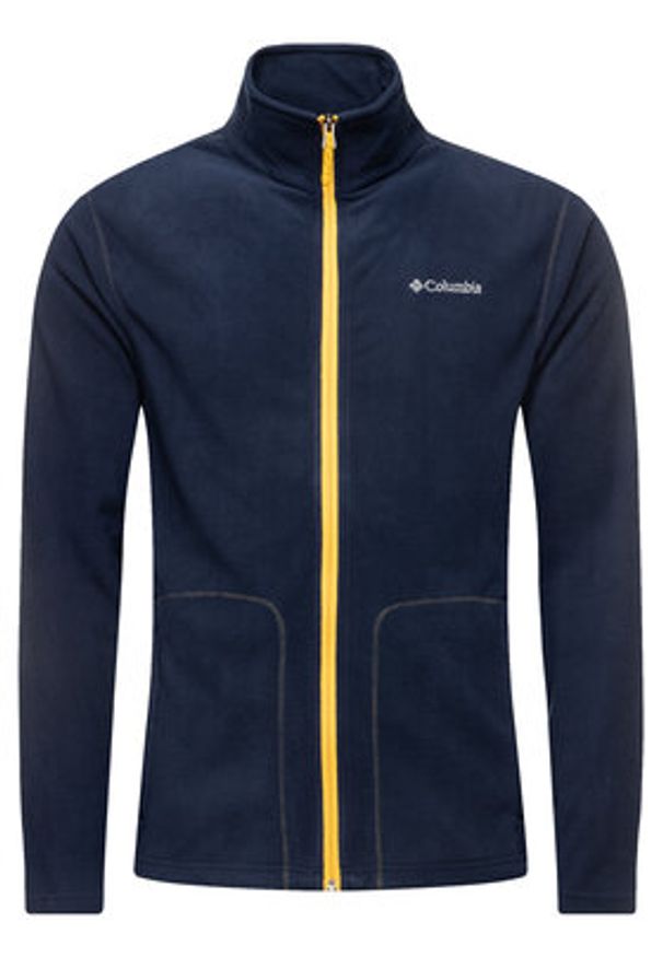 columbia - Columbia Polar Fast Trek Light Full Zip 1772751 Granatowy Regular Fit. Kolor: niebieski. Materiał: syntetyk