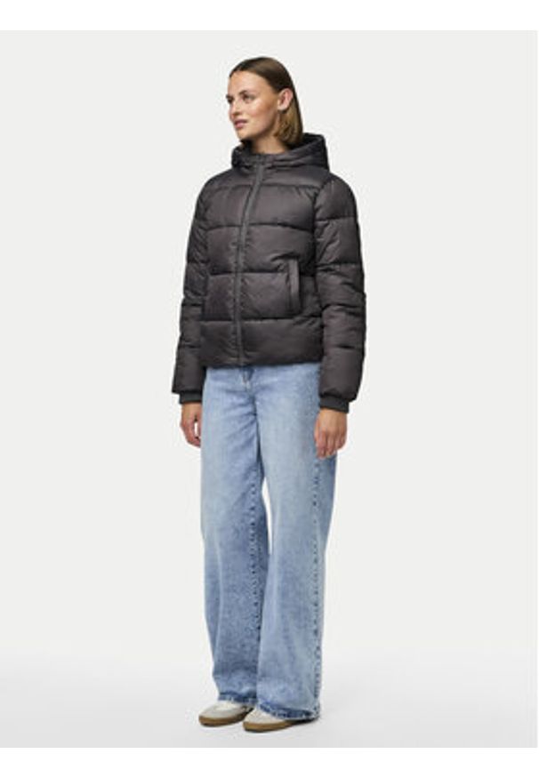 Pieces Kurtka zimowa 17115626 Szary Regular Fit. Kolor: szary. Materiał: syntetyk. Sezon: zima