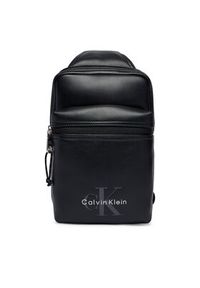 Calvin Klein Saszetka Bold Logo Webbing Sling LV04D3449G Czarny. Kolor: czarny. Materiał: skóra #5