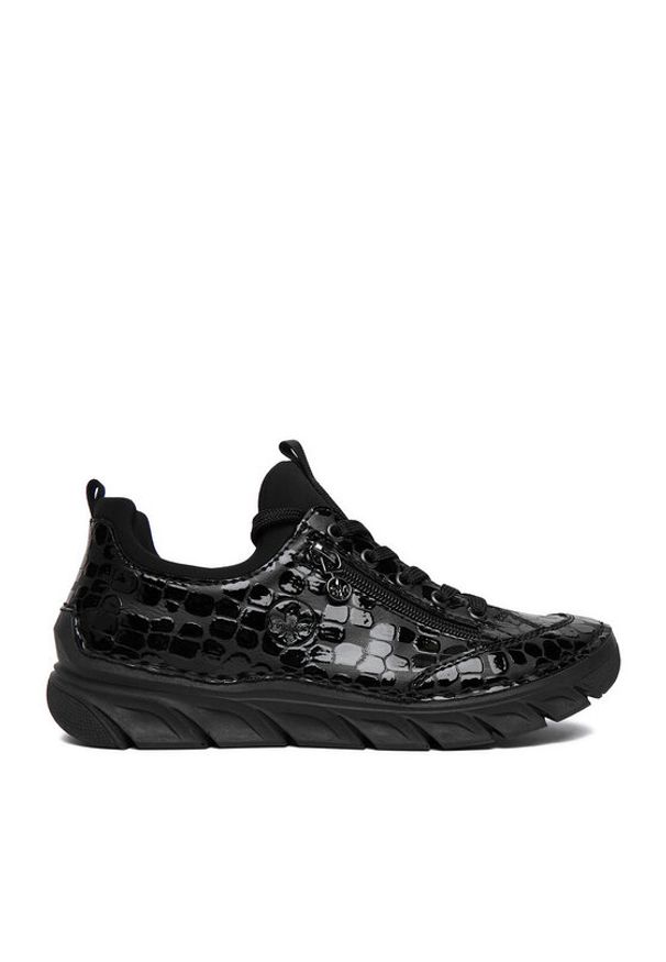 Rieker Sneakersy CEO-55073-01 Czarny. Kolor: czarny. Materiał: skóra