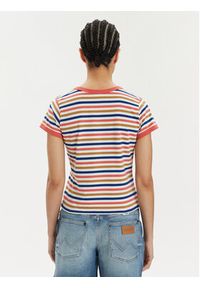 Wrangler T-Shirt Ringer 112350310 Kolorowy Slim Fit. Materiał: bawełna. Wzór: kolorowy #5