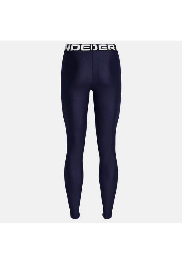 Under Armour - Legginsy treningowe damskie damskie UNDER ARMOUR szybkoschnące termoaktywne. Kolor: niebieski, wielokolorowy, czarny