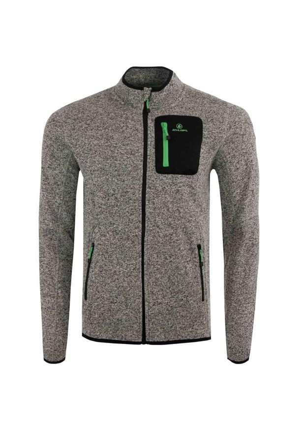 GLENMUIR - Męski Sweter Sportowy Athl. DPT Cobra Czarny Mélange. Kolor: czarny. Materiał: materiał