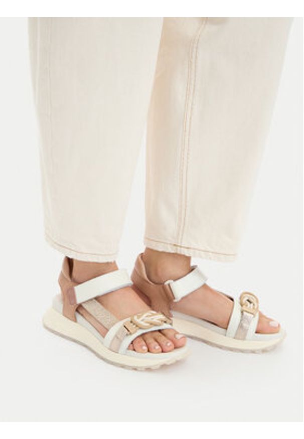 Hispanitas Sandały CHV264679 C002 Beżowy. Kolor: beżowy. Materiał: skóra