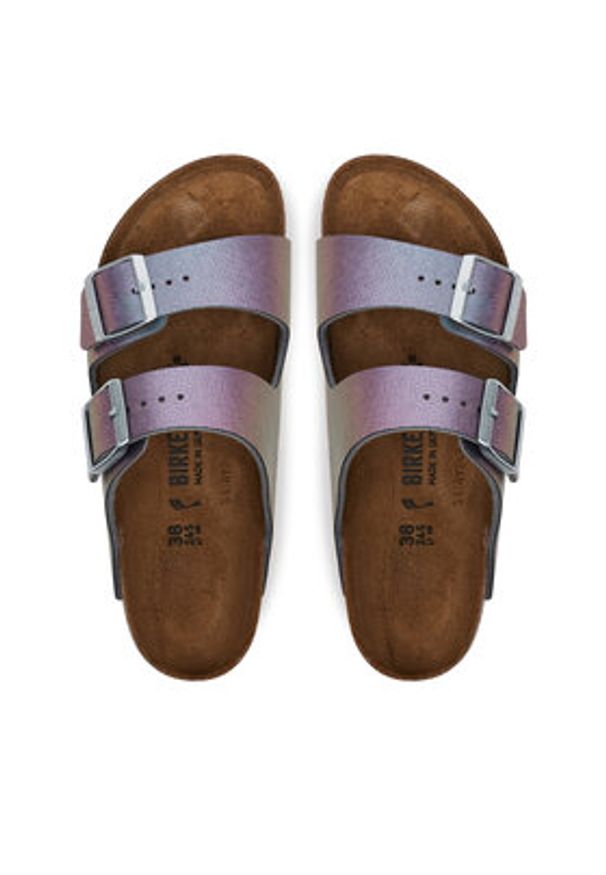 Birkenstock Klapki Arizona Birko-Flor 1029510 Kolorowy. Materiał: skóra. Wzór: kolorowy