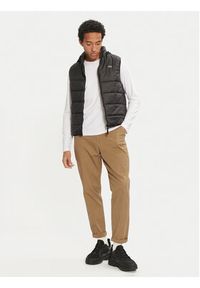 Lacoste Bezrękawnik BH6761 Czarny Regular Fit. Kolor: czarny. Materiał: syntetyk. Długość rękawa: bez rękawów #5