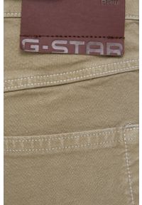 G-Star RAW - G-Star Raw jeansy damskie medium waist. Kolor: zielony