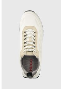 Hugo - HUGO sneakersy Icelin 50470382.100 kolor biały. Nosek buta: okrągły. Zapięcie: sznurówki. Kolor: biały. Materiał: guma #2