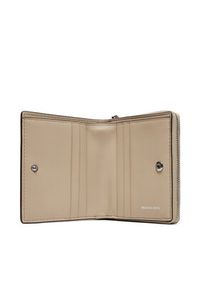 MICHAEL Michael Kors Mały Portfel Damski 32S5S8ED1L Beżowy. Kolor: beżowy. Materiał: skóra #4