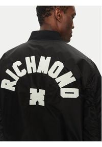 Richmond X Kurtka bomber UMP25070GB Czarny Regular Fit. Kolor: czarny. Materiał: syntetyk #4