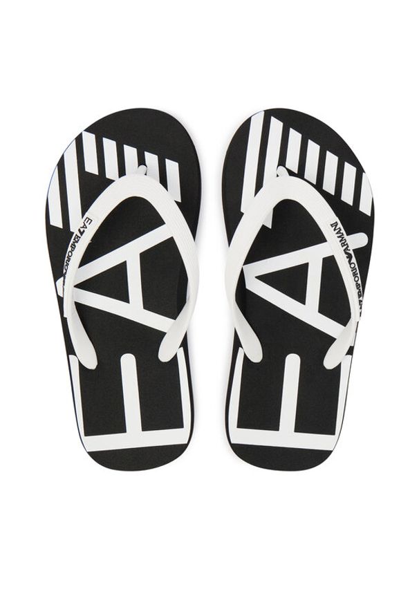 EA7 Emporio Armani Japonki 7X000659 AF22188 MC001 Czarny. Kolor: czarny. Materiał: syntetyk