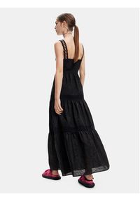 Desigual Sukienka letnia 23SWVW66 Czarny Regular Fit. Kolor: czarny. Materiał: bawełna. Sezon: lato #3