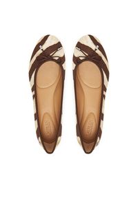 Lauren Ralph Lauren - LAUREN RALPH LAUREN Baleriny Jayna 802974360001 Brązowy. Kolor: brązowy. Materiał: materiał #5