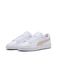 Puma - Sneakersy Smash 3.0 L PUMA White Mauve Mist Frosted Ivory Pink. Kolor: różowy, biały, wielokolorowy. Sport: turystyka piesza, tenis
