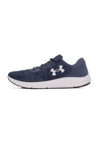 Buty Under Armour Charged Pursuit 3 Twist M 3025945-401 niebieskie. Okazja: na co dzień. Wysokość cholewki: przed kostkę. Kolor: niebieski. Materiał: materiał, syntetyk, guma. Szerokość cholewki: normalna. Sport: fitness #1