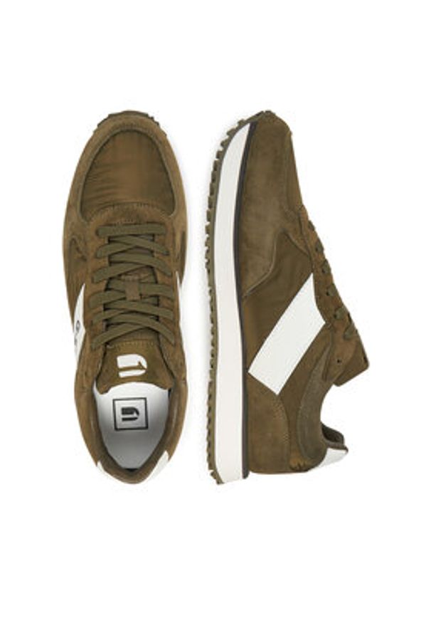 G-Star RAW - G-Star Raw Sneakersy XAVIER-01-WE Khaki. Kolor: brązowy. Materiał: skóra, zamsz