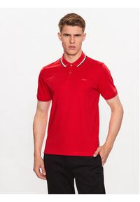 BOSS - Boss Polo Penrose 38 50469360 Czerwony Slim Fit. Typ kołnierza: polo. Kolor: czerwony. Materiał: bawełna #2