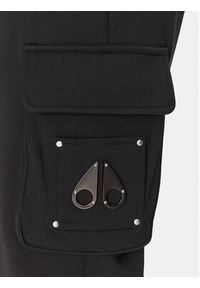 Moose Knuckles Spodnie dresowe Hartsfield M33MR777 Czarny Regular Fit. Kolor: czarny. Materiał: bawełna