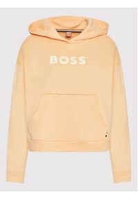 BOSS - Boss Bluza C_Eshina 50472199 Pomarańczowy Regular Fit. Kolor: pomarańczowy. Materiał: bawełna #3