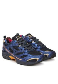Mizuno Sneakersy Mxr D1GA2516 Czarne rodowanie. Kolor: czarny. Materiał: skóra